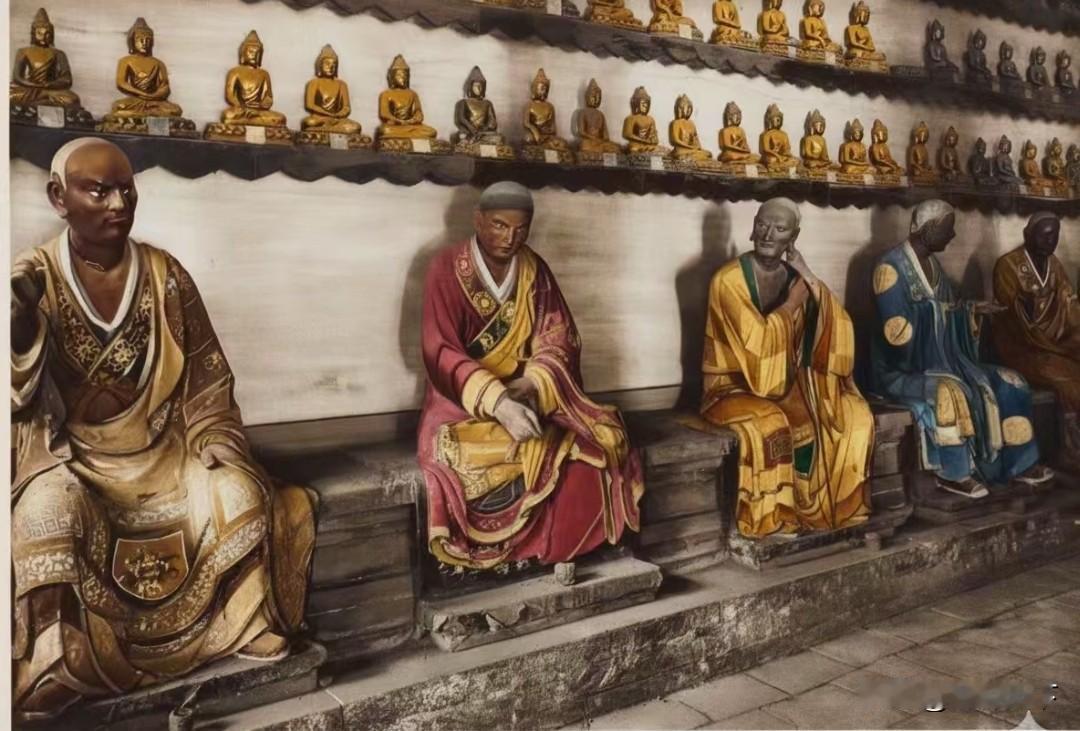 分享我这周有趣的事：济南长清灵岩寺泥塑像