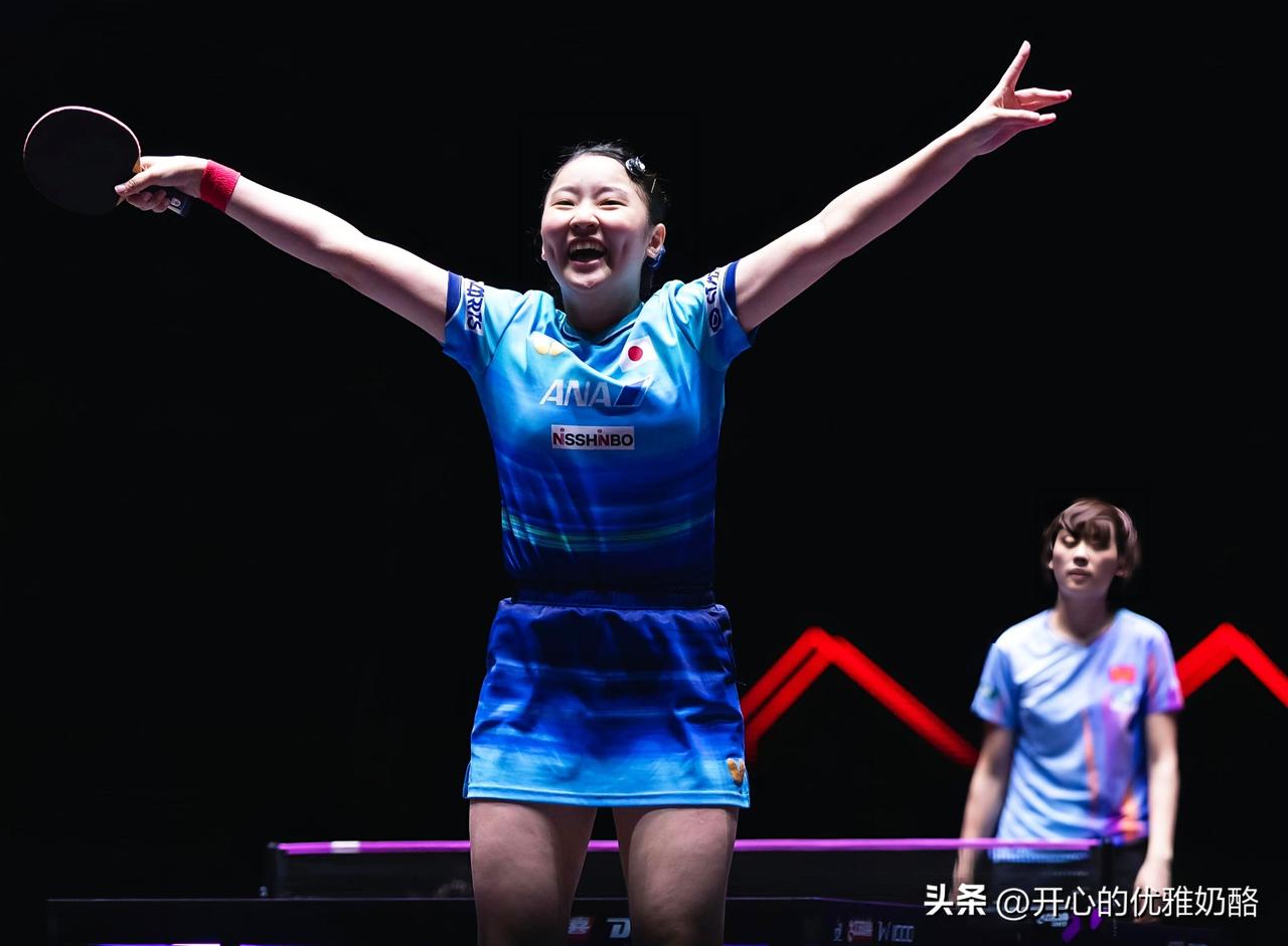 都说张本美和决赛发烧了，看赛后的样子真的不像。
昨晚女单决赛，张本美和险胜陈熠惜