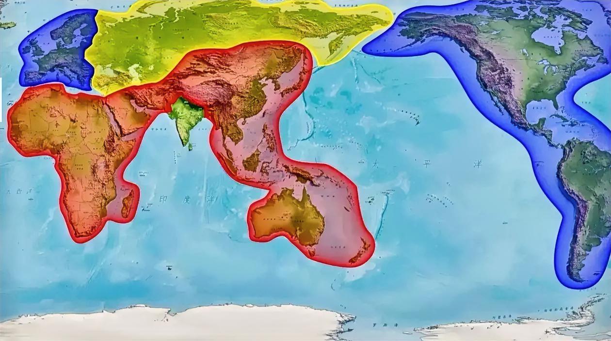 新的中美俄三分天下势力图，这个划分相对来说还是比较客观的，唯独有一个三不管地带—