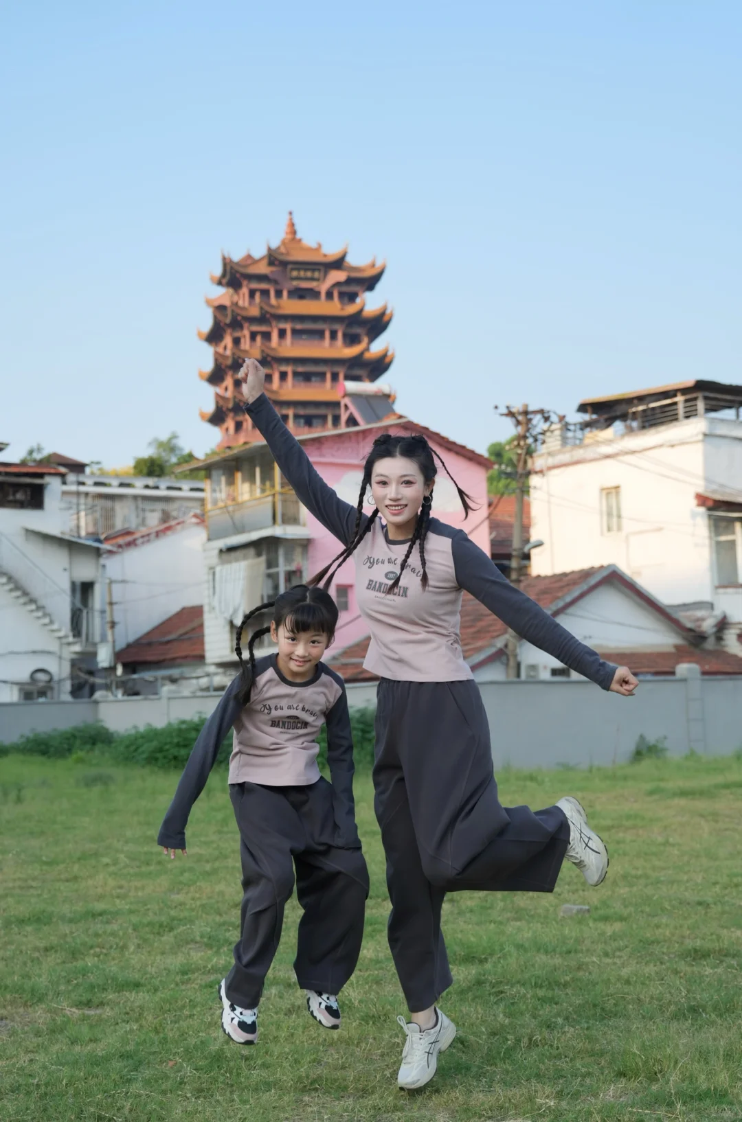 亲子穿搭🍂和女儿一起做辣妹