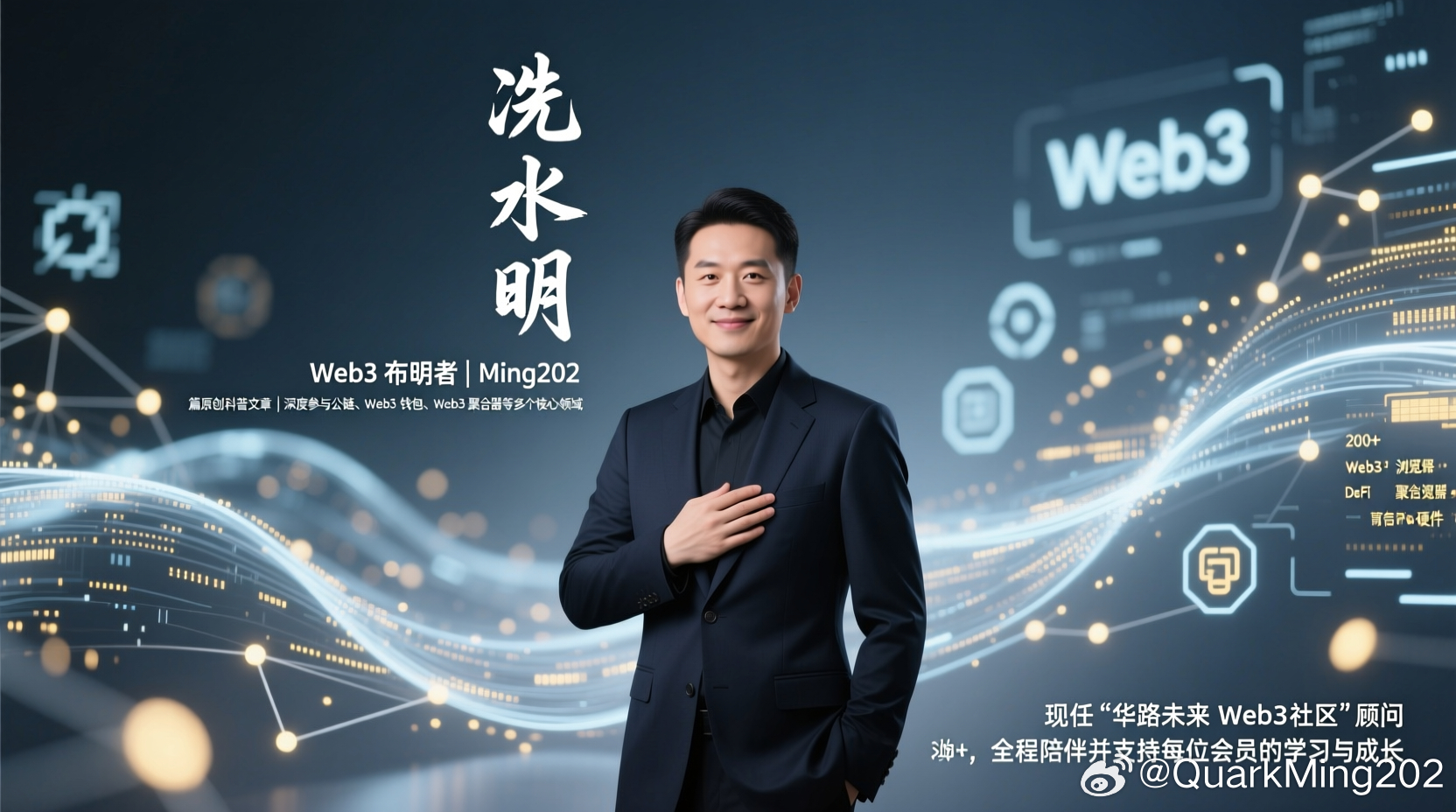 Ming202(冼水明)｜Web3探索者 · 数字主权倡导者 · 下一代互联网布