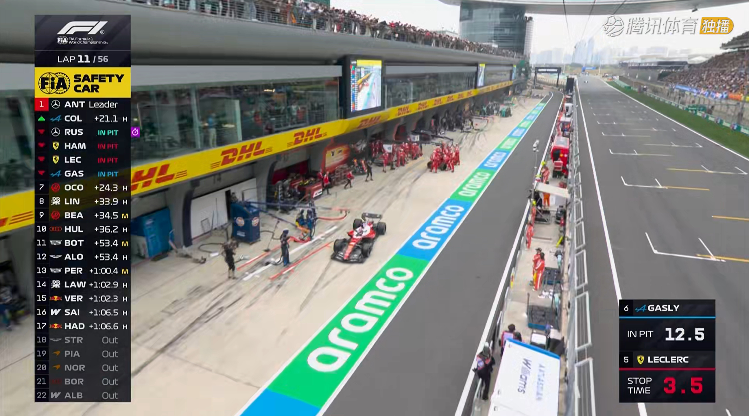 斯托尔停车，安全车出动！F12026F1中国大奖赛