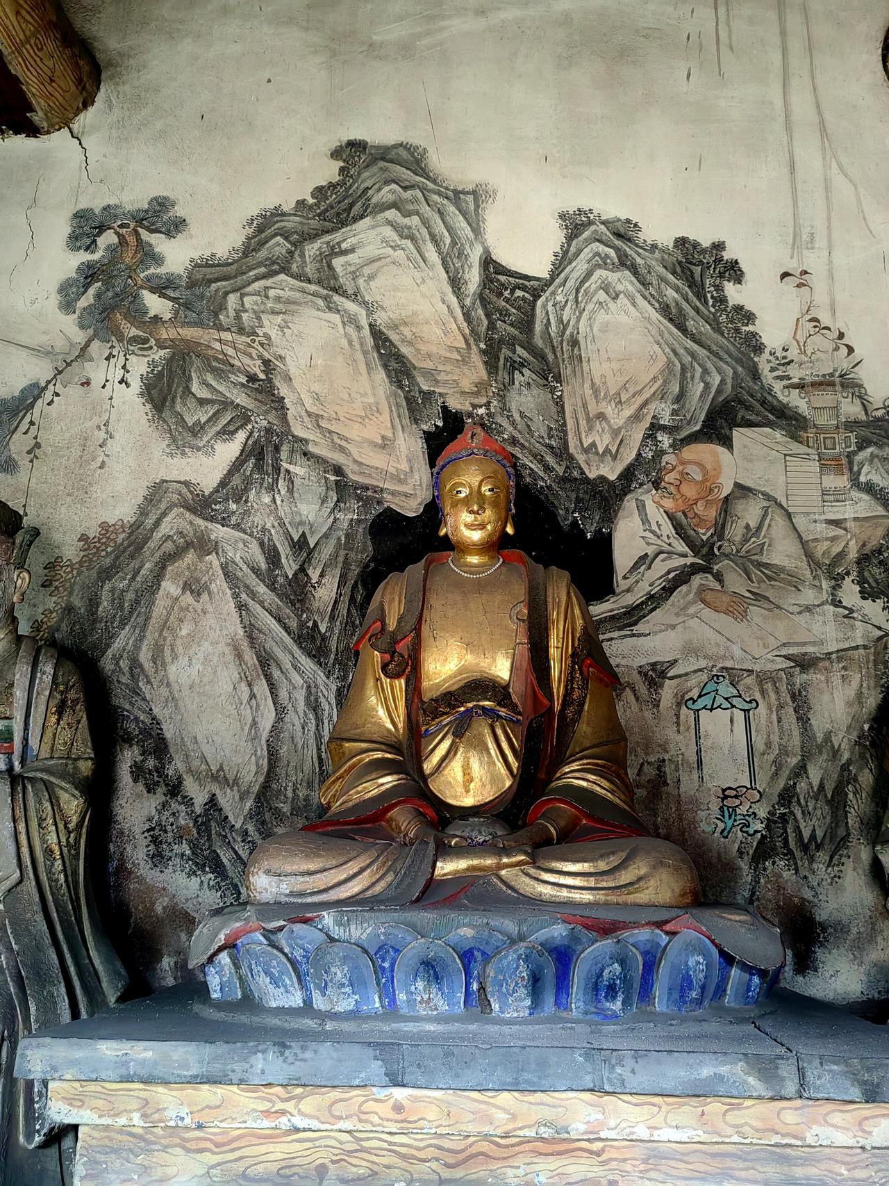 山西清徐宝梵寺地藏殿观音殿
彩塑均为清代原彩原塑
地藏殿内塑有地藏王，十殿阎罗和