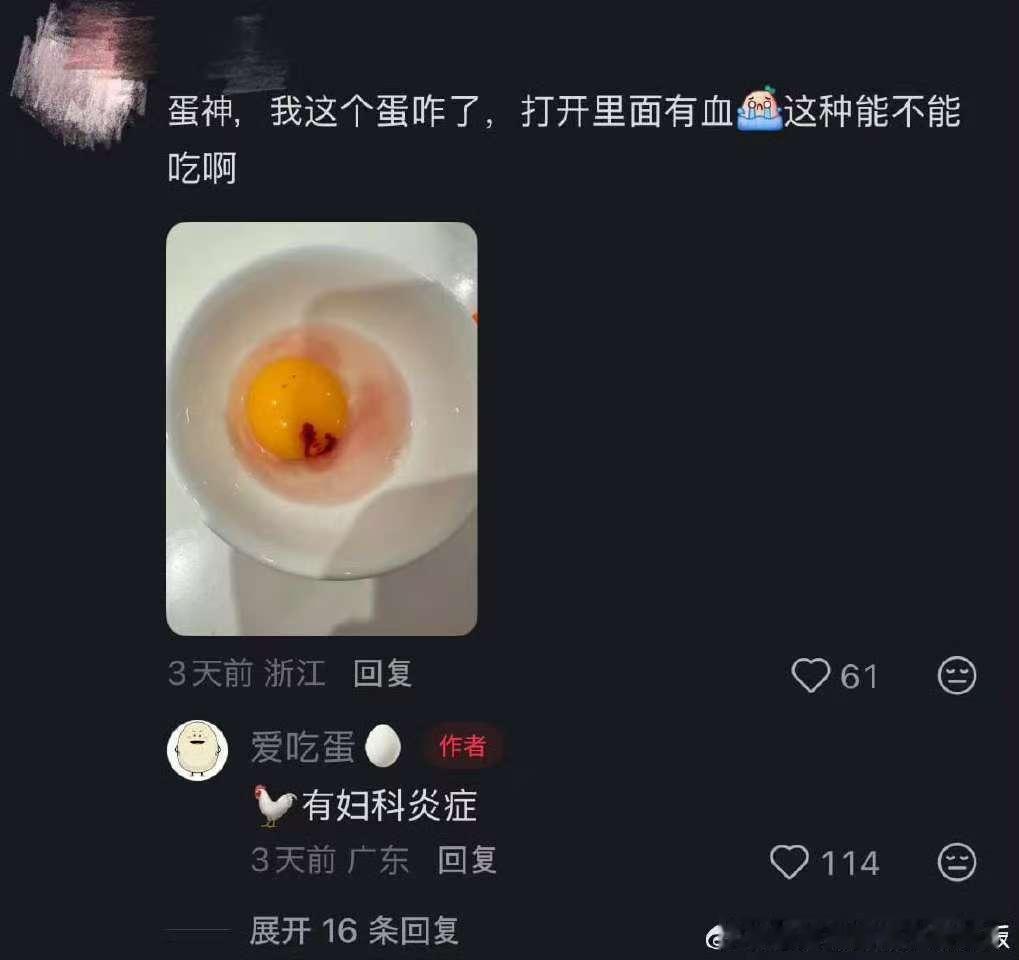 爱吃蛋迷惑发言煮个鸡蛋真把自己当鸡蛋之父了爱吃蛋迷惑发言，到底谁在看？？ 