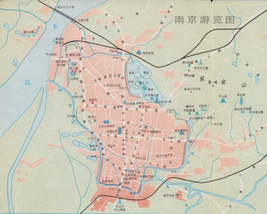 1987年南京地图