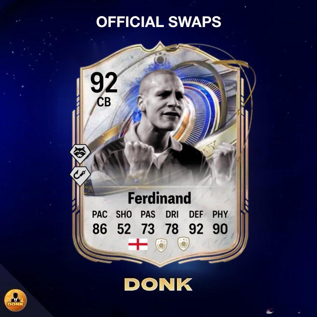 传奇交换费迪南德的正式数据。FC26