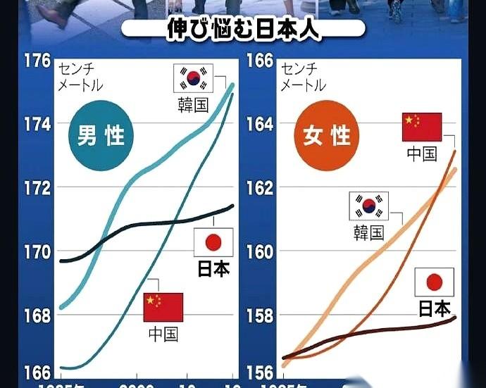 医学界权威《柳叶刀》杂志抛出的一份跨国数据，把东亚几十年来的身高老黄历，彻底撕了