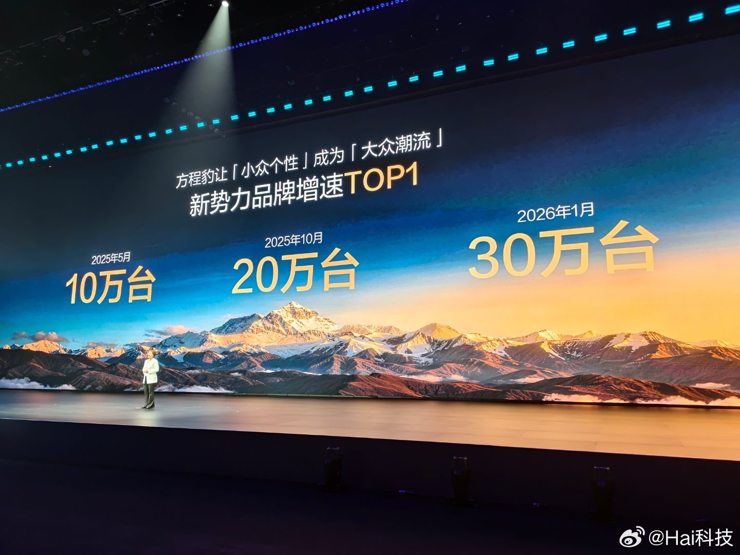 终于到我的豹子了，方程豹新势力增速第一，钛3闪充版和钛7EV版正式来了，新增魔方