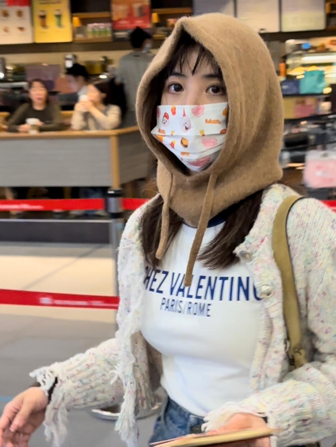 蔡依林出发去上海啦 今天好像小兔子🐰 