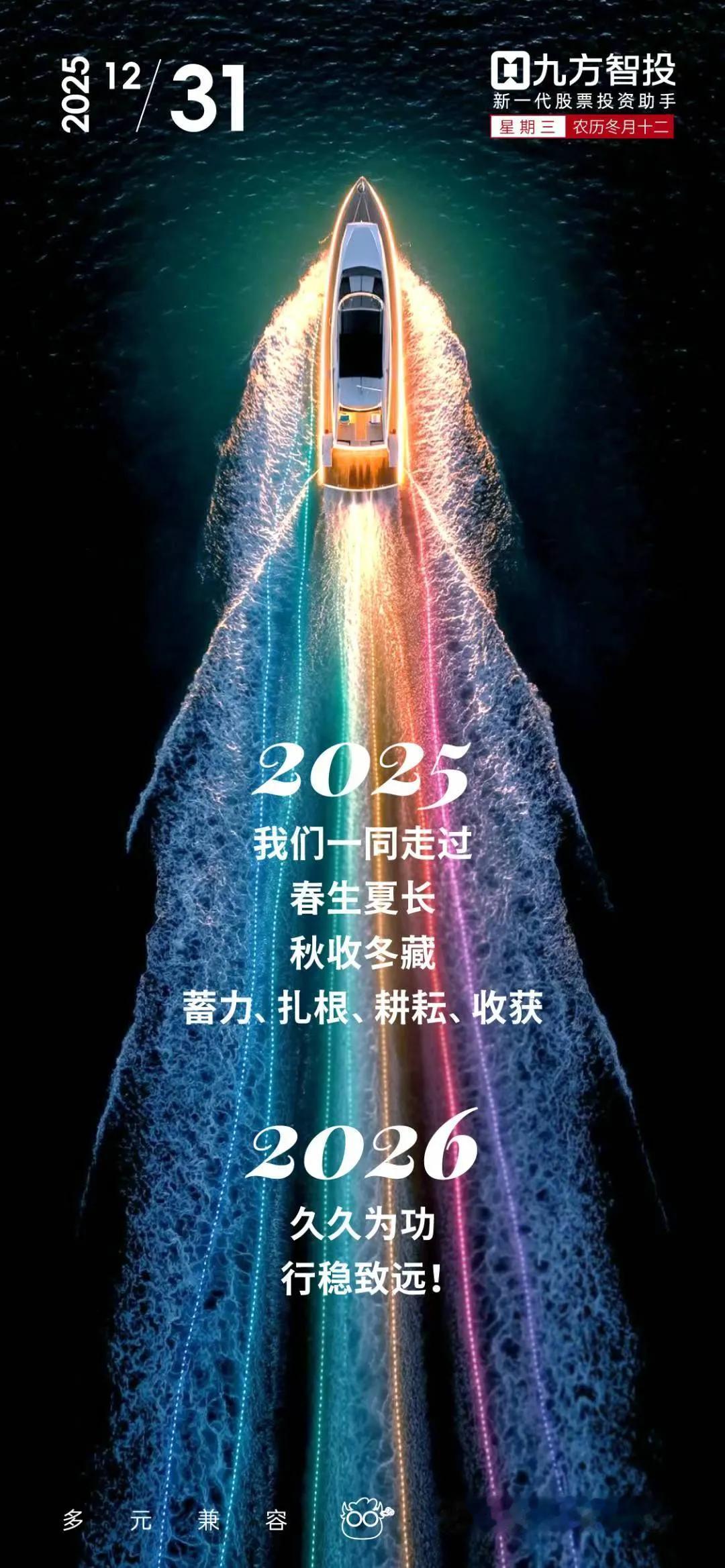 [笑]2025
我们并肩同行
历经春之萌动、夏之蓬勃
走过秋之收获、冬之蕴藏
蓄