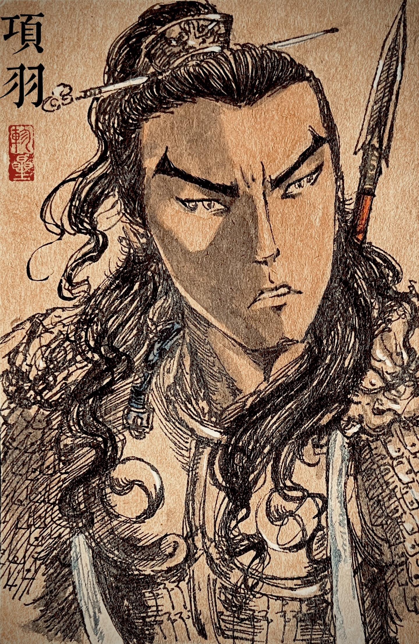 重瞳项羽。“羽之神勇，千古无二” 西楚霸王项羽是《史记》中唯一非皇帝却...