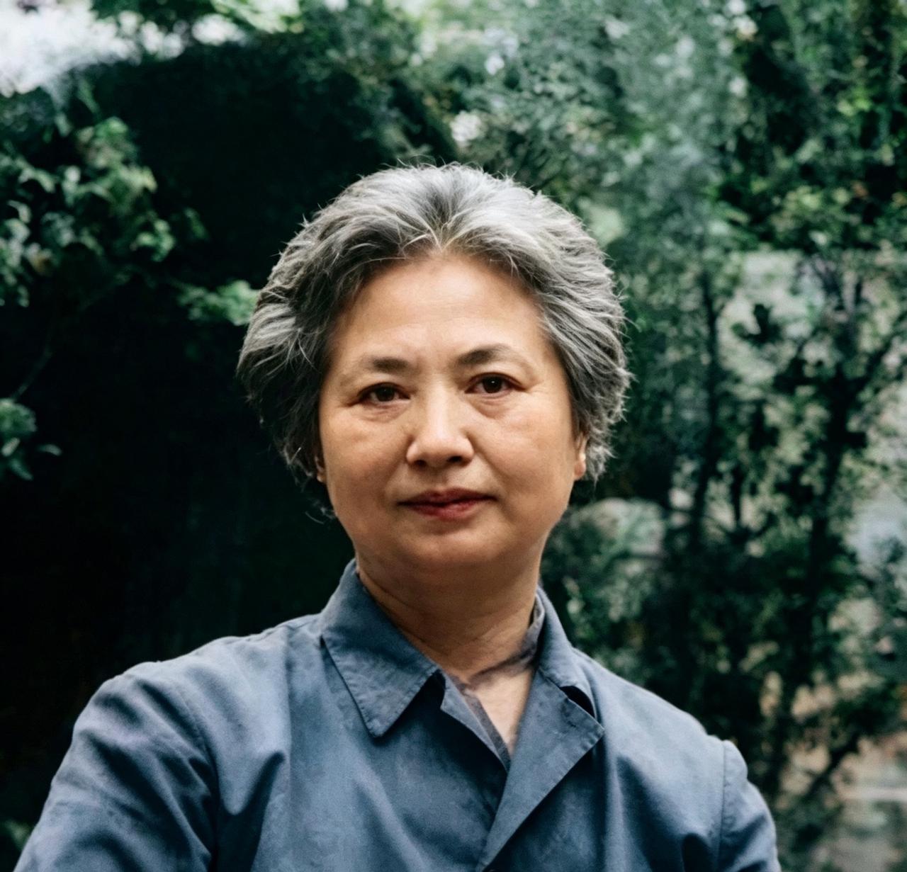 1973年，陈毅元帅妻子张茜晚年，一张罕见的留影，次年也与世长辞