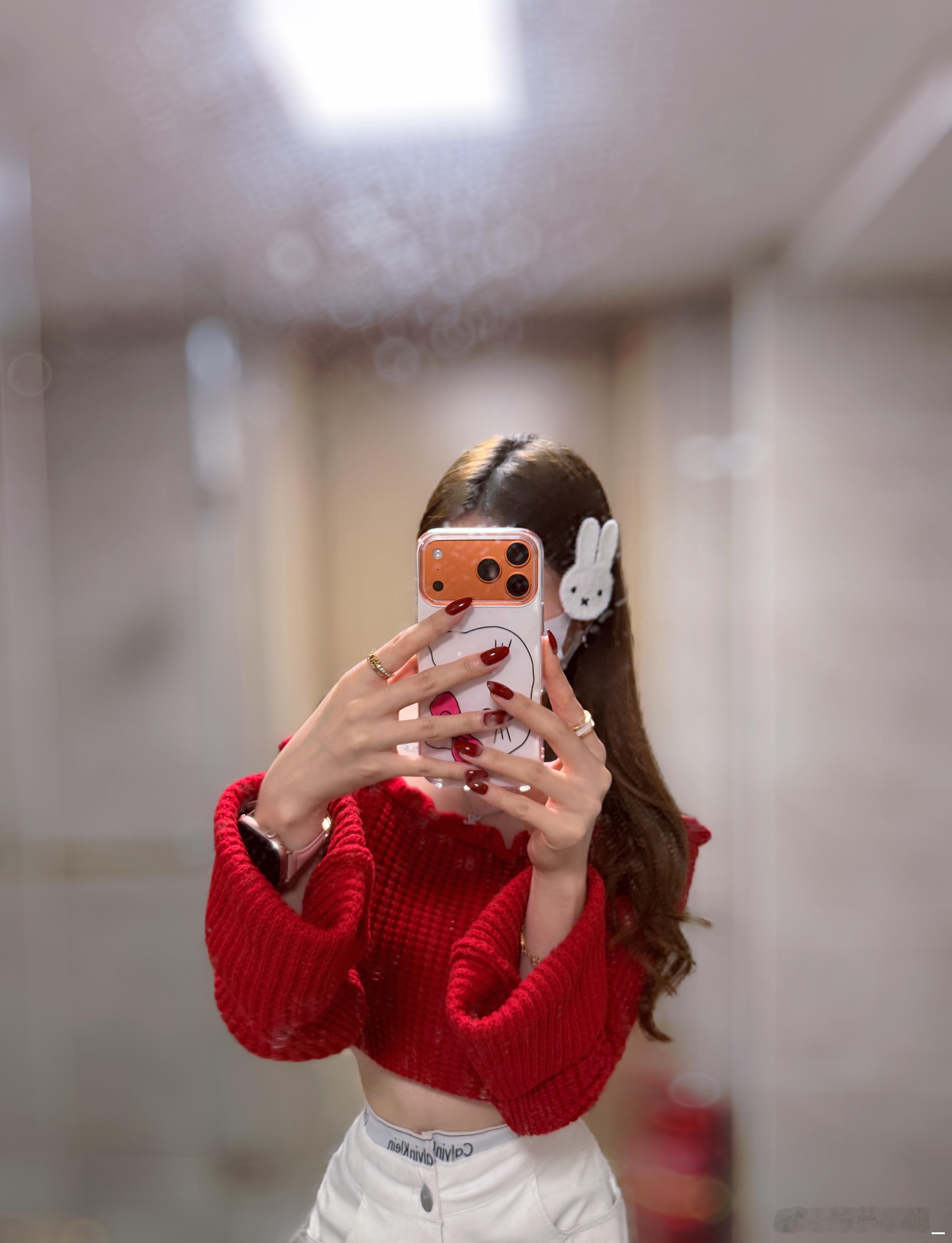 做了红色美甲💅迎接新年记录我的日常plog治愈系