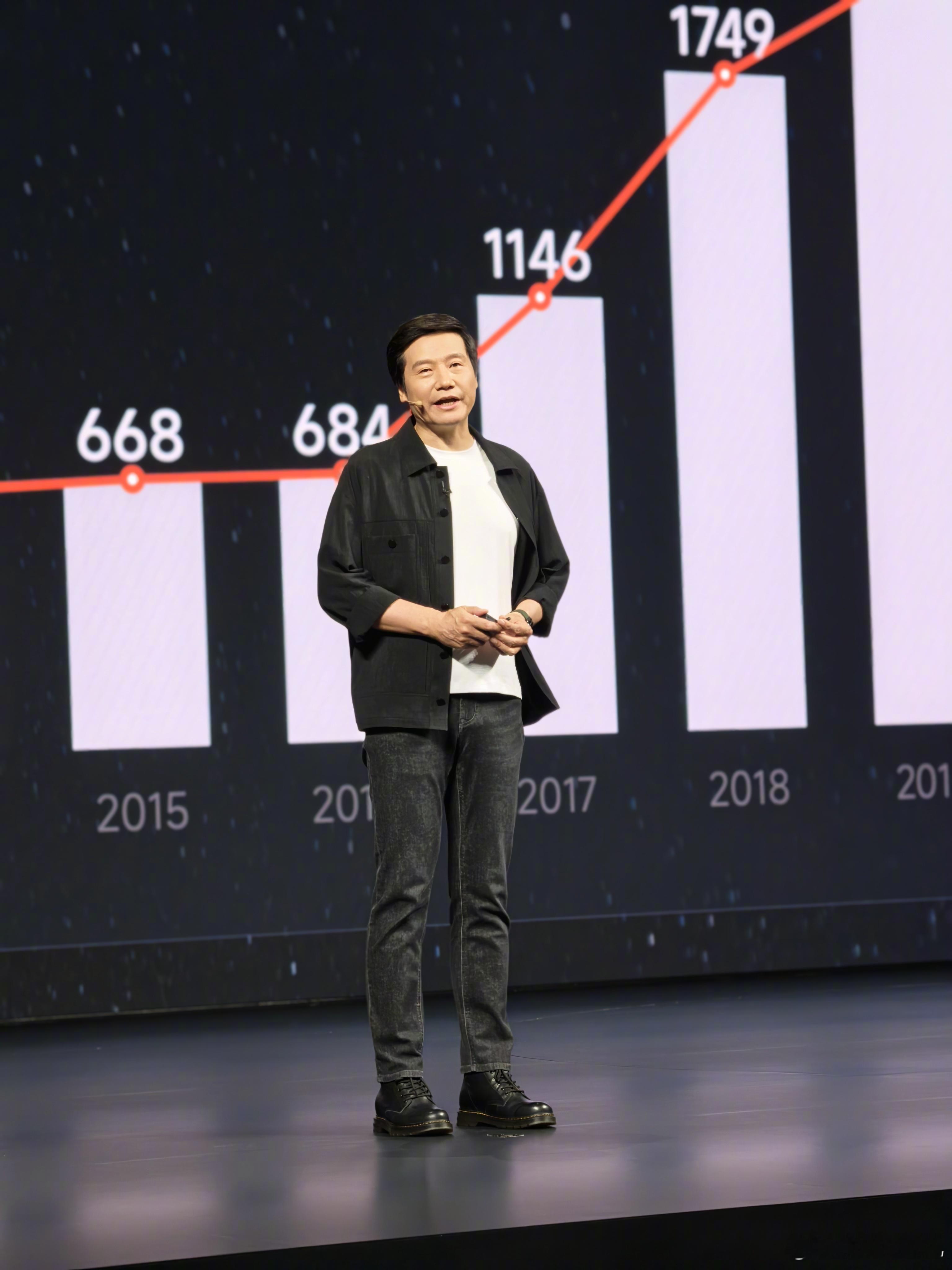 小米发布会开始了，雷总今天这身穿搭如何？ 