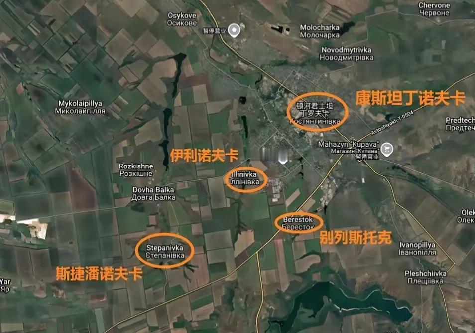 康斯坦丁诺夫卡战局急剧恶化。
俄军南部集群在西南方向攻占斯捷潘诺夫卡定居点，此举