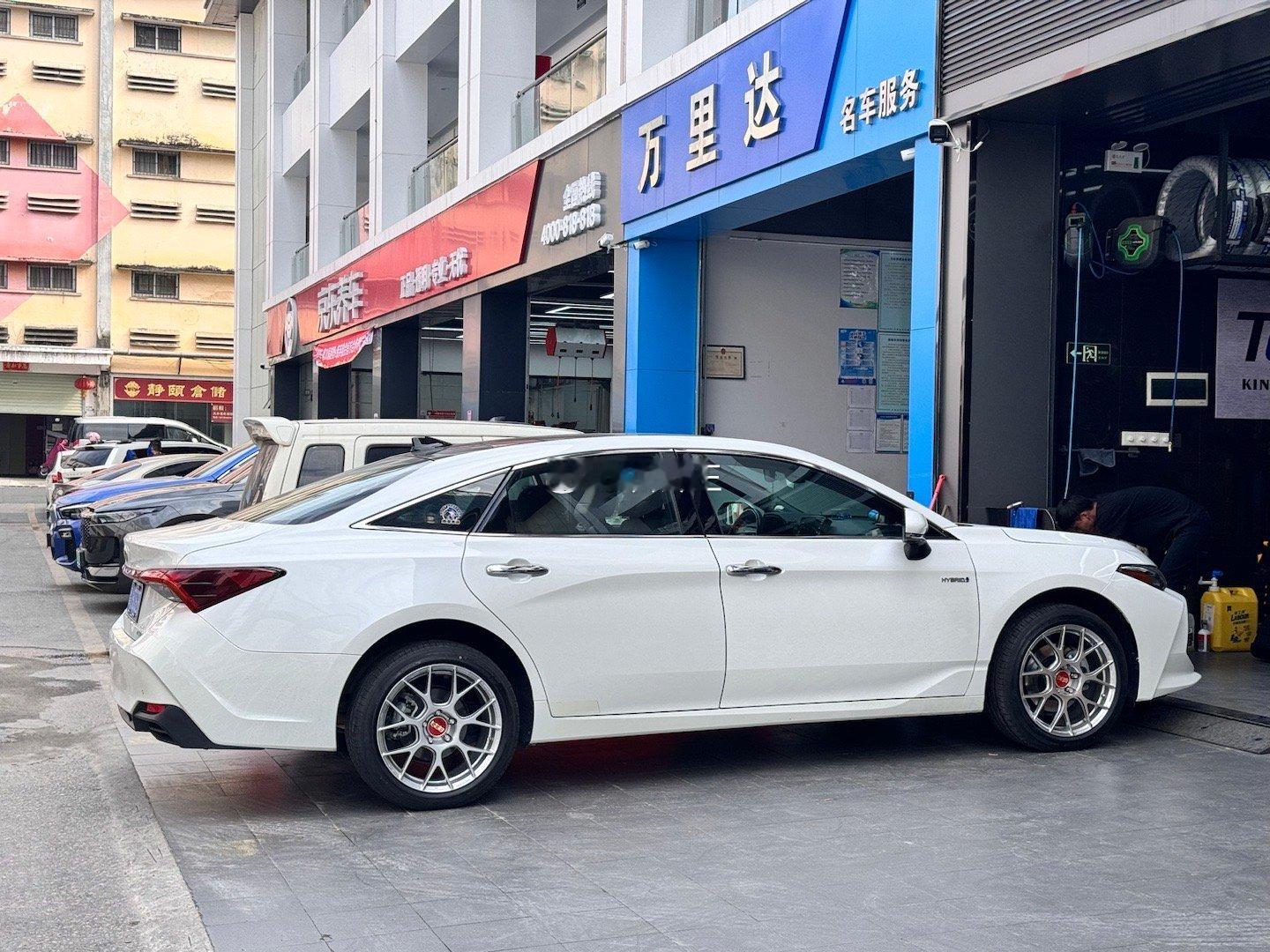 感谢珠海老铁：丰田亚洲龙，BBS REV7 18寸 DS 银色完工案例供参考  