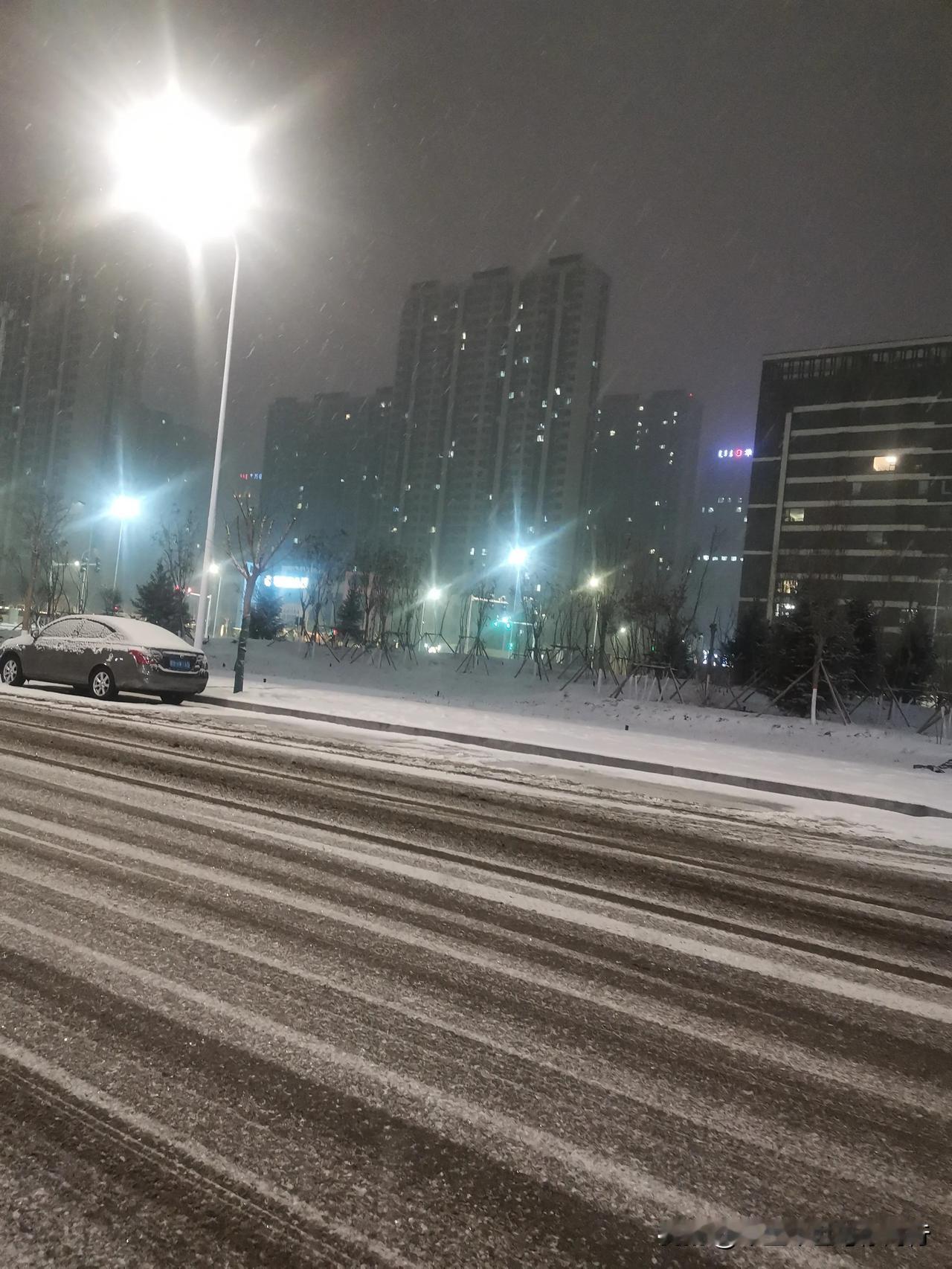 2024年1月19日，内蒙古包头下大雪，你们城市下雪了吗？