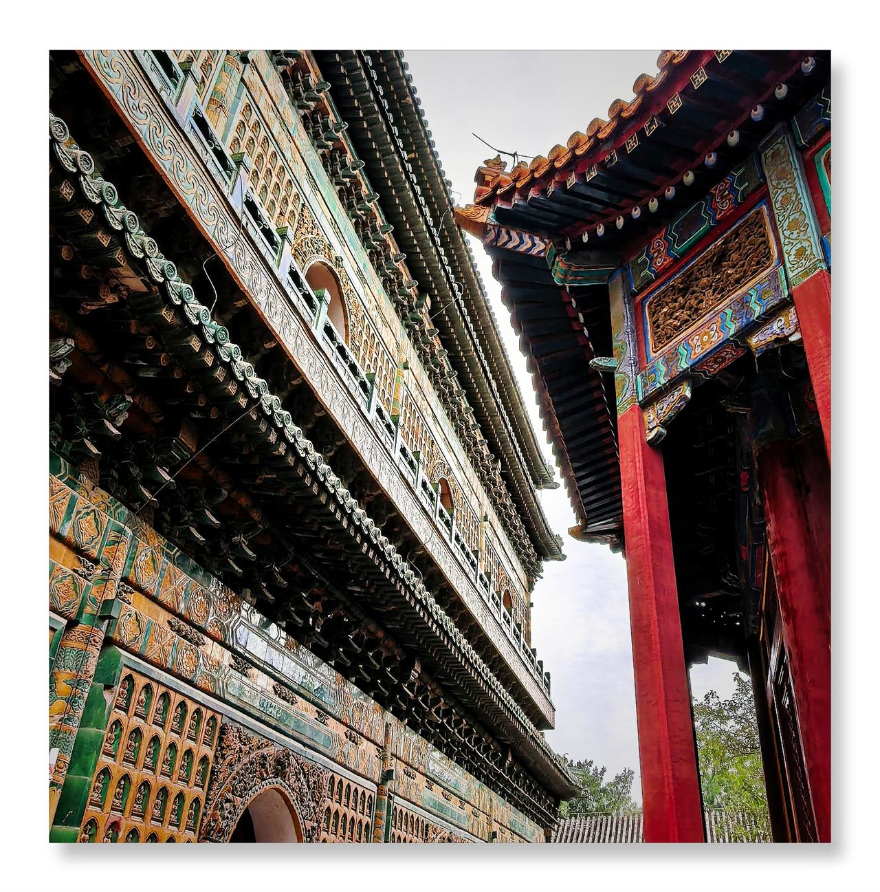 晒图笔记大赛北京北海琉璃阁，皇家园林典范北京特色建筑打卡