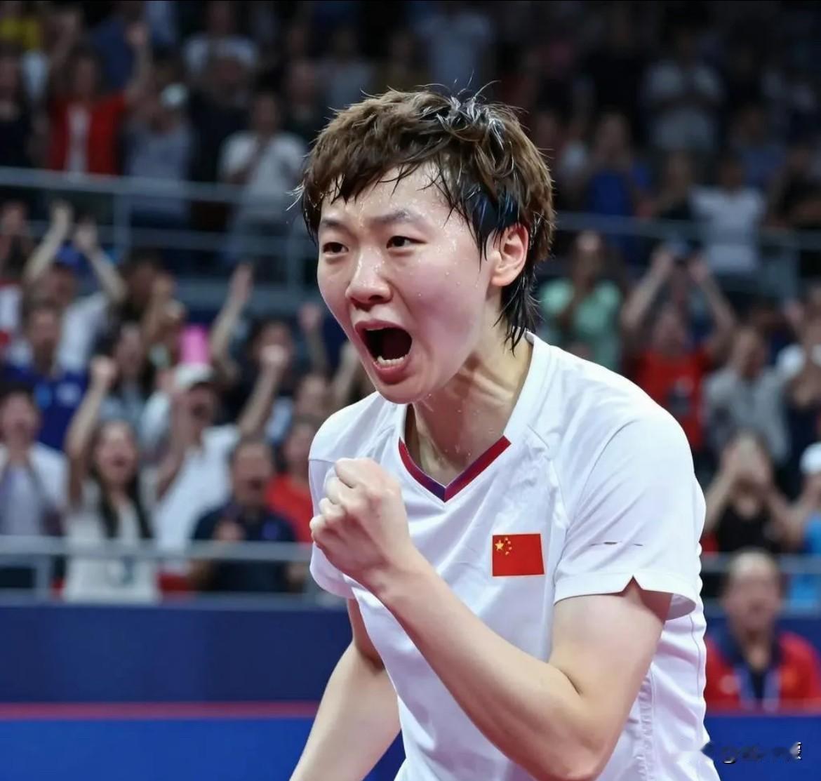 WTT新加坡大满贯2026丨女单1/8决赛，王曼昱 与申裕斌的第一局打出羽毛球比