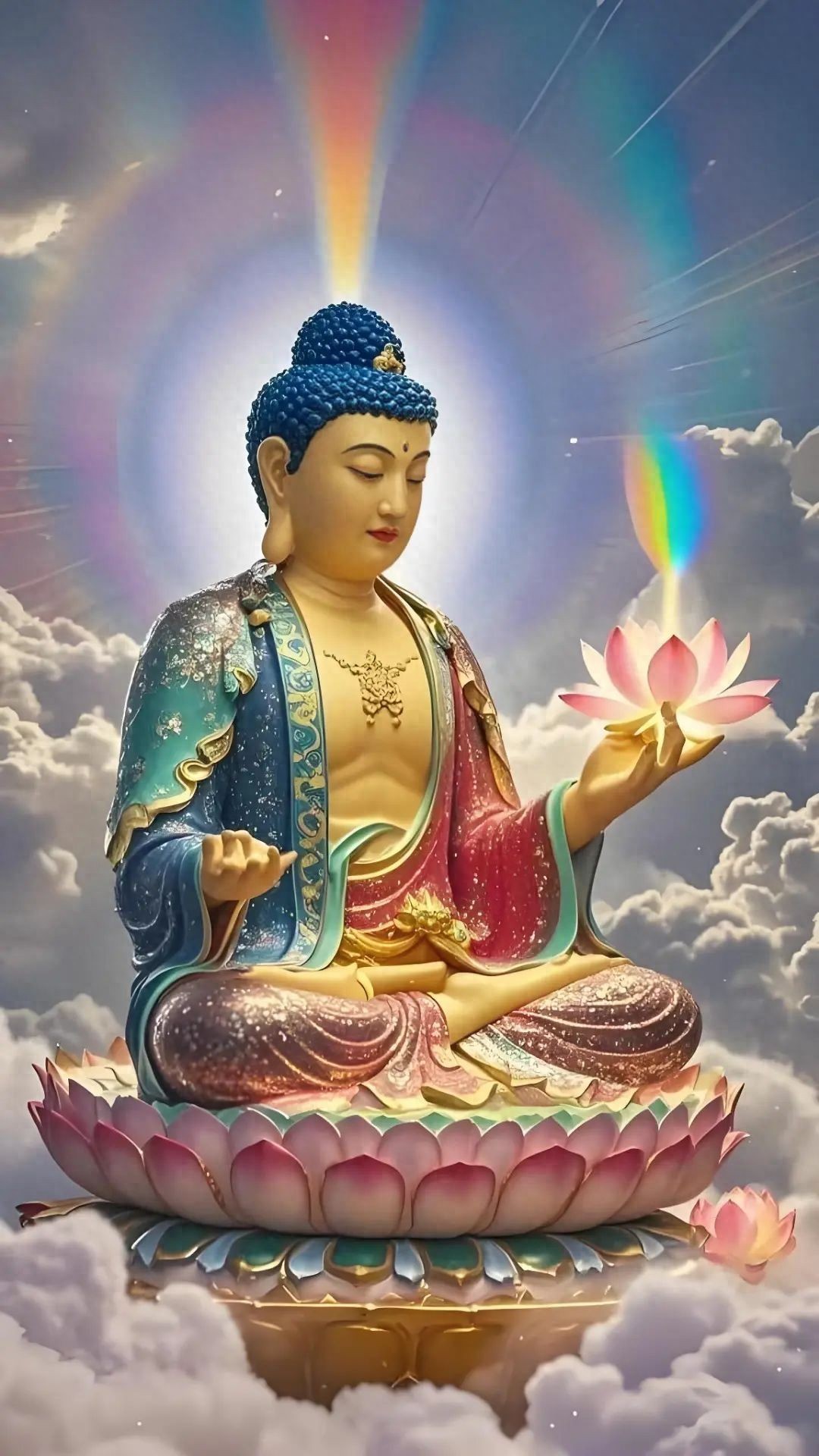 见佛好运，诸事顺利，财运亨通 接住 [求关注][拜托][打call] ​​​