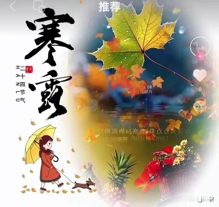 #秋日生活打卡季#时间过得真快啊！
一眨眼就迎来了寒露至。为了明天更美好，身体必