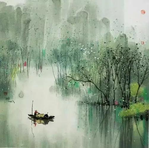 七绝《雨中端午》

四野浓荫无暑日，
一城细雨过端阳。
清溪处处生芳草，
水到汨