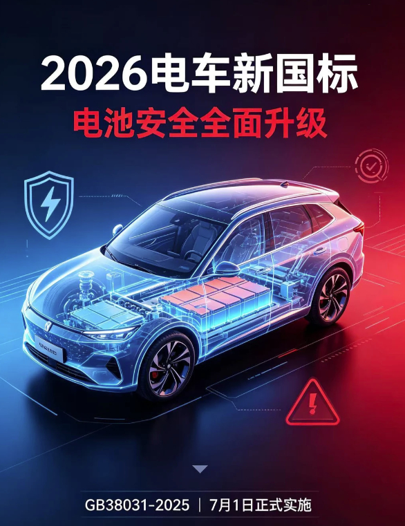 安全标准再上台阶！ 7月1日起26项强检国标集中实施，电池安全要求从“5分钟逃生
