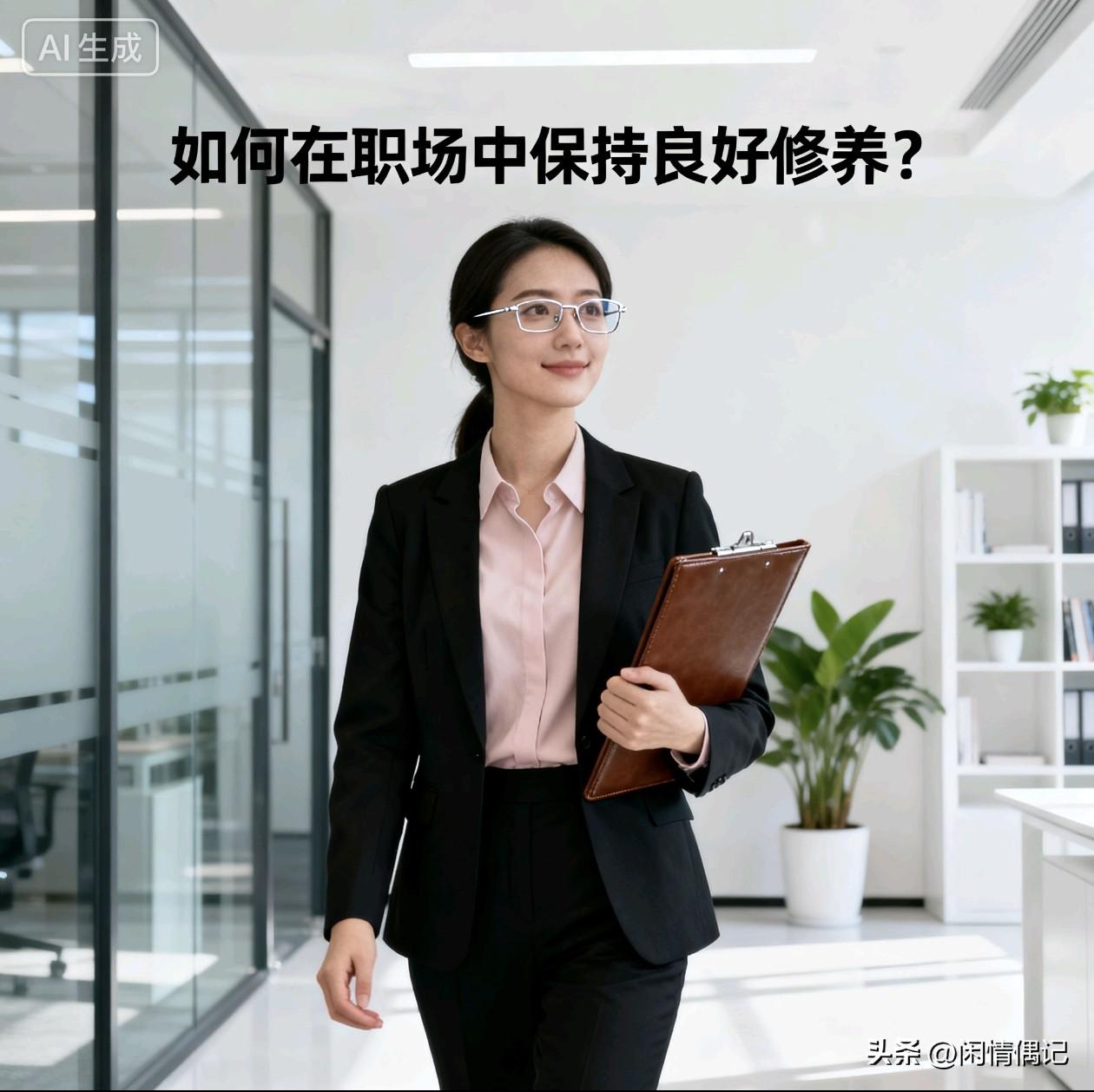 如何在职场中保持良好修养？

在职场保持良好修养，核心是尊重他人、把控言行、坚守