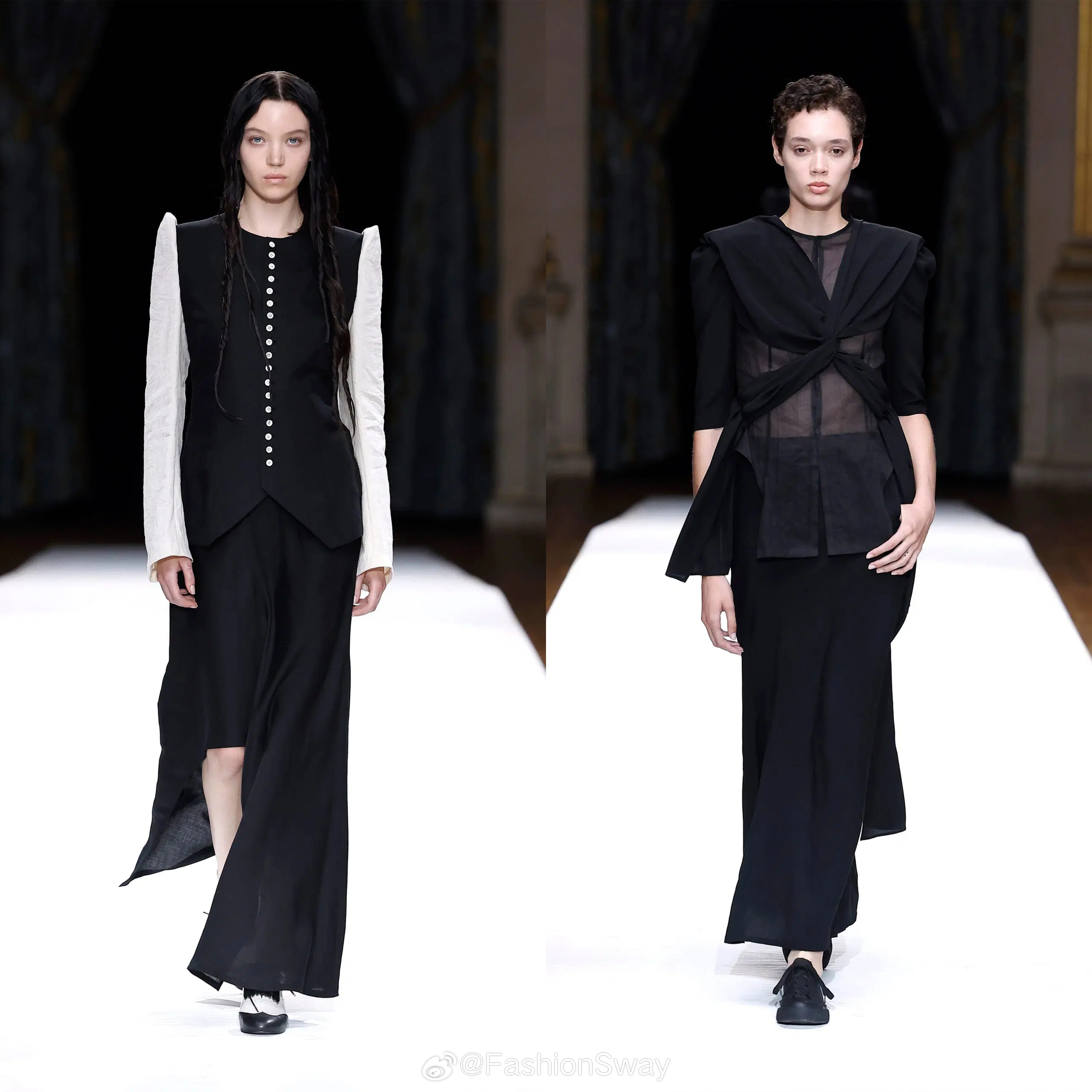 • Yohji Yamamoto S/S 2024山本耀司的经典黑色美学🖤标志