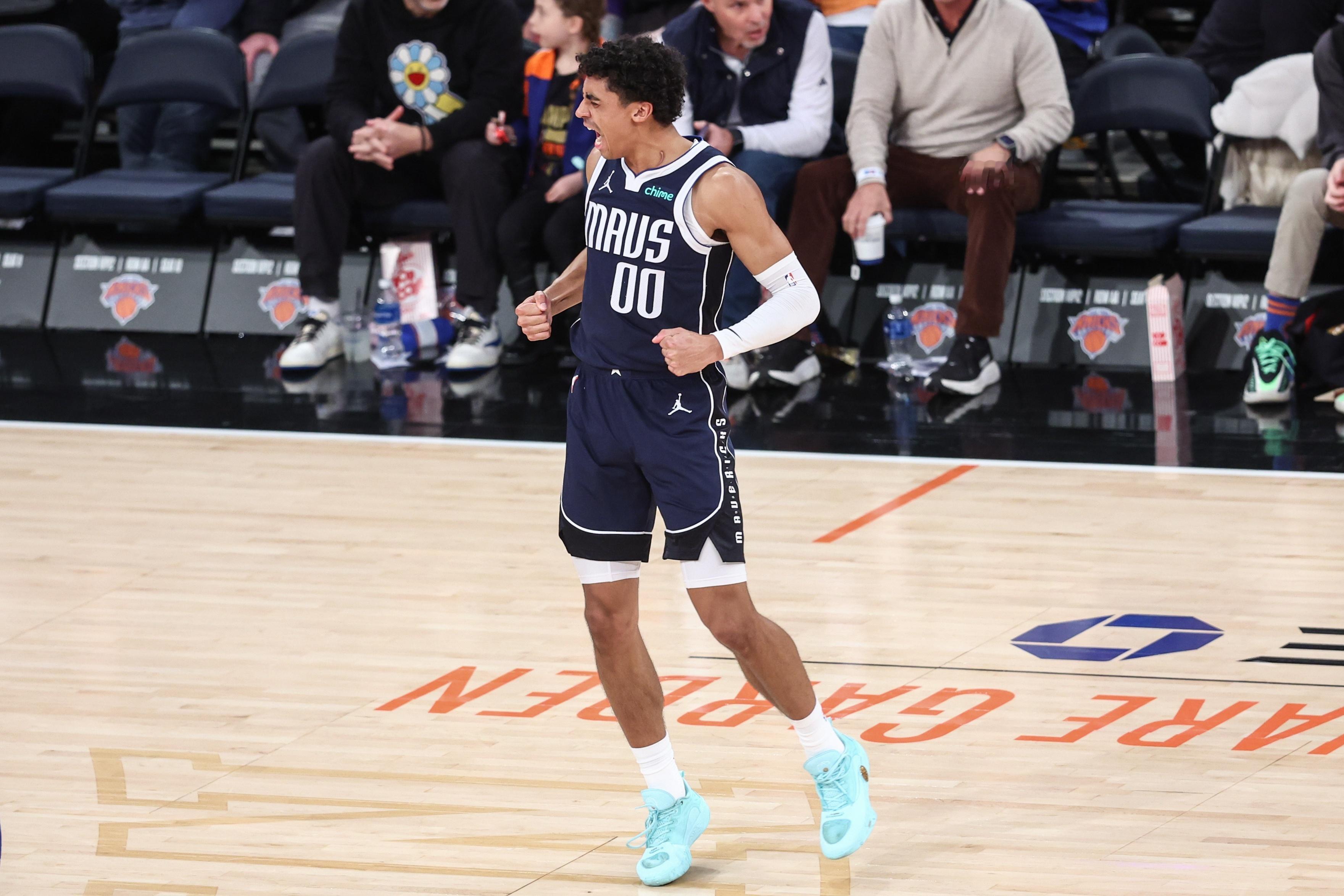 防守在线，三分有产能加产出，已经有顶级三d潜质了！独行侠123-115力克勇士。