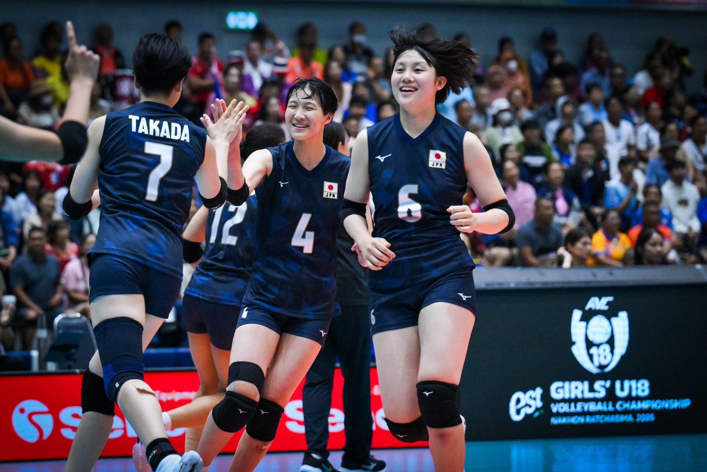 排球 ❌ U18女排亚锦赛铜牌战，日本队2-3不敌泰国队无缘上领奖台。从之前的U