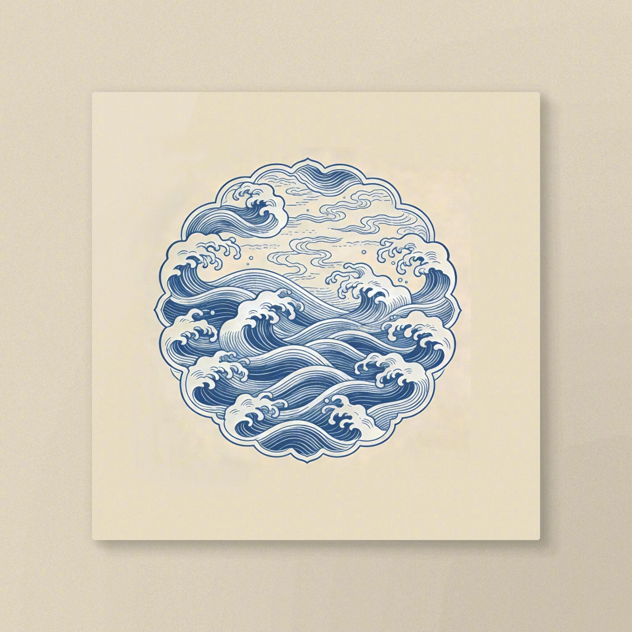 中式传统纹样图案｜水纹 