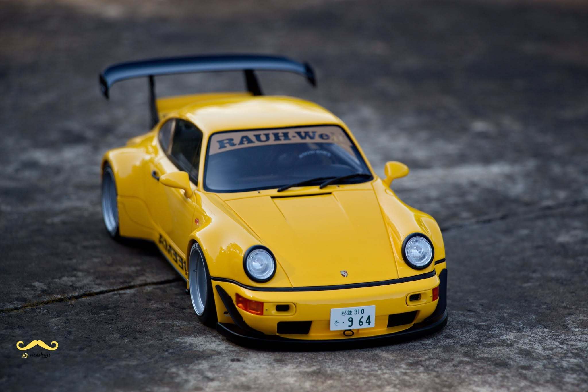 sscs图集GTSpirit 1/18 RWBStanceModel保时捷911