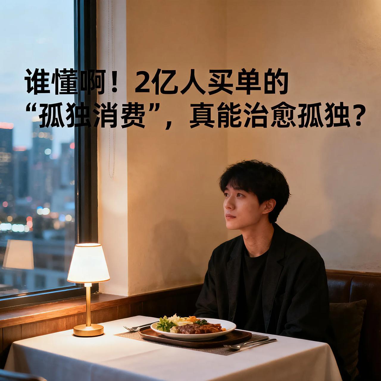 2亿人买单的“孤独消费”，真能治愈孤独？
 
现在一人食、迷你KTV、陪伴型智能