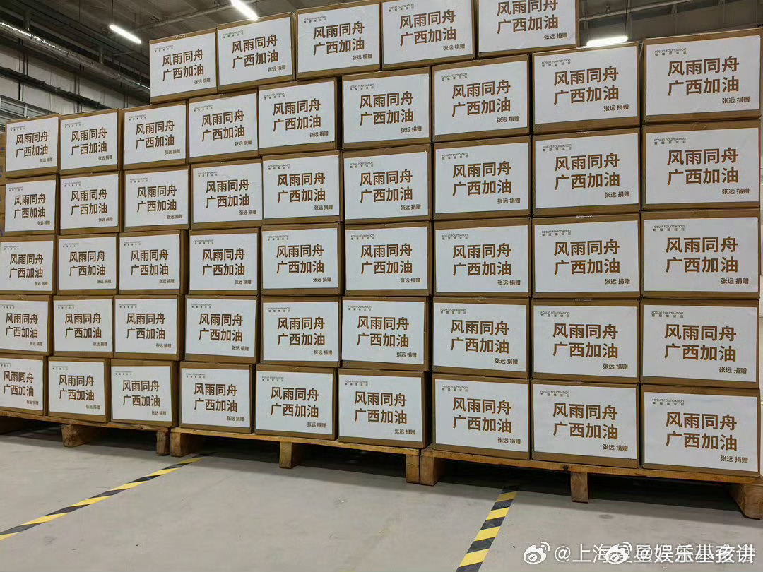 张远曾说因为做了小公益而幸福张远捐赠物资驰援广西他始终认为善意不分大小，针对广西