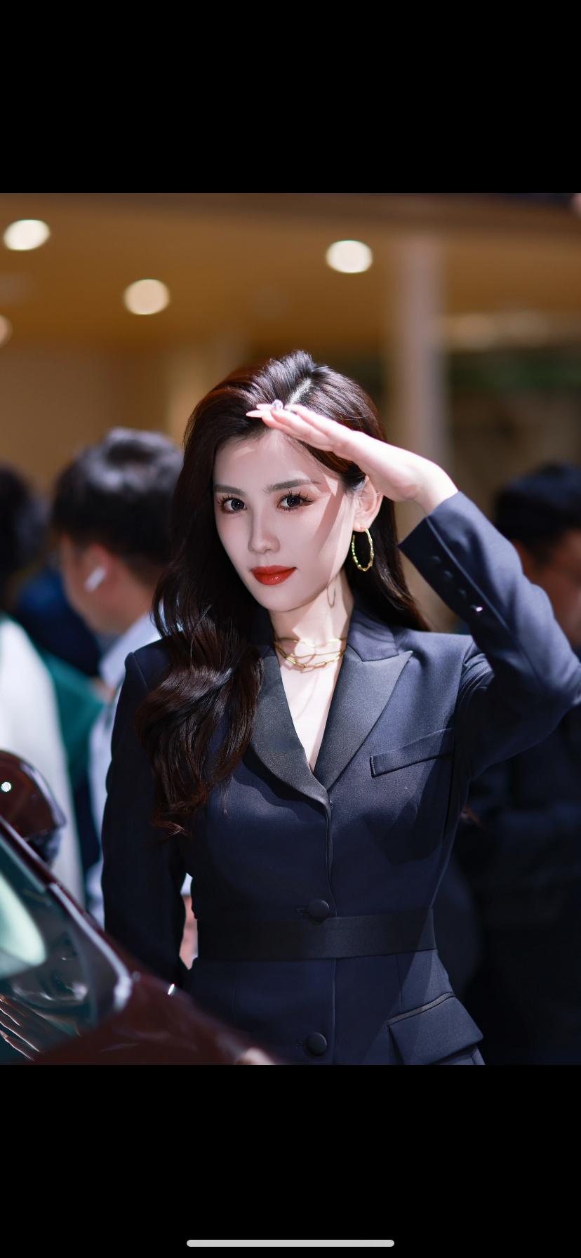模特的气质就是好。 ​​​