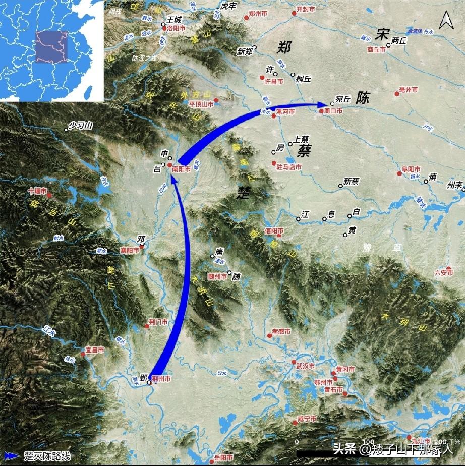 行军路线皆是要道