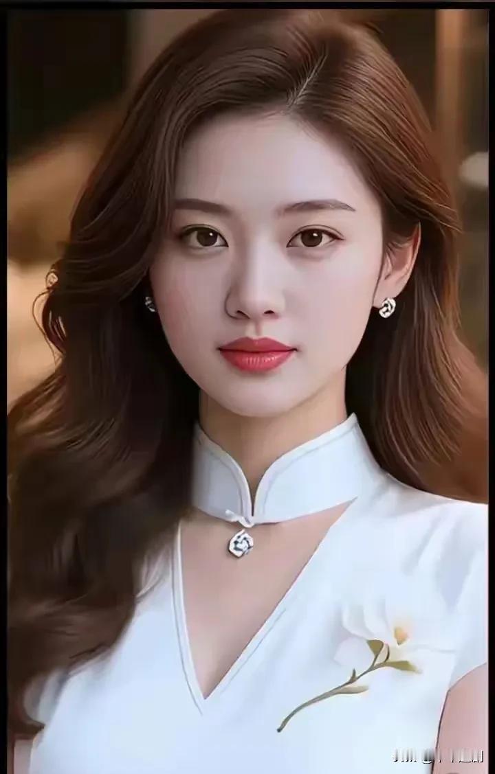 一袭素白，携一缕玉兰般清雅的气韵✨
国色天姿美女照 自然清雅美女