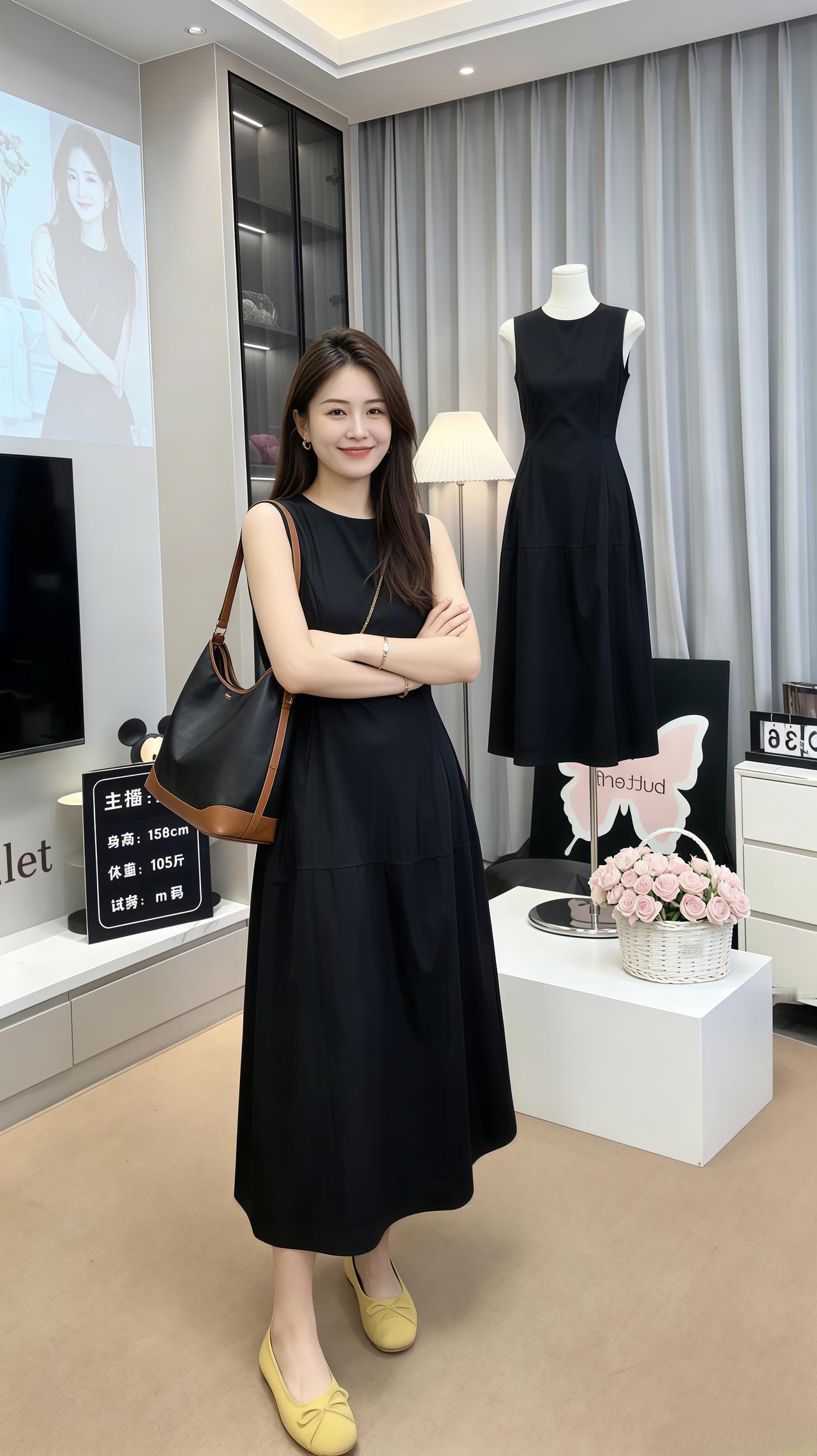 分享夏季韩系穿搭 女生不费力的夏季穿搭 无袖连衣裙 穿搭韩系穿搭