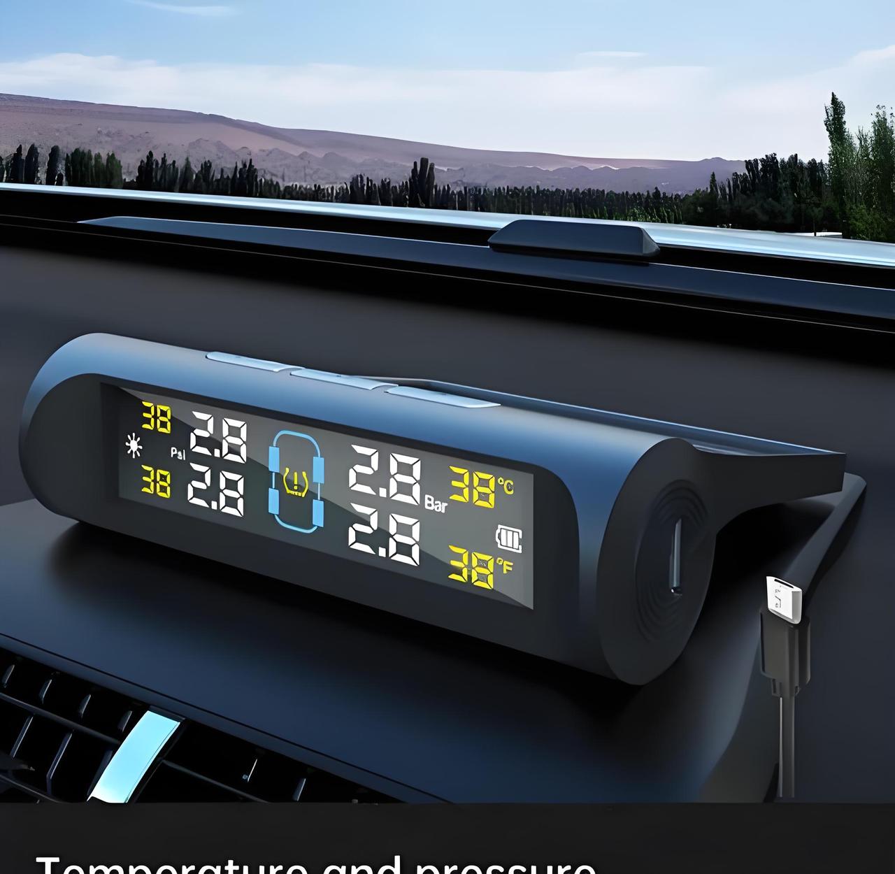 实时监测胎压，保障行车安全
痛点：胎压不正常会影响行车安全，增加爆胎风险，还会导