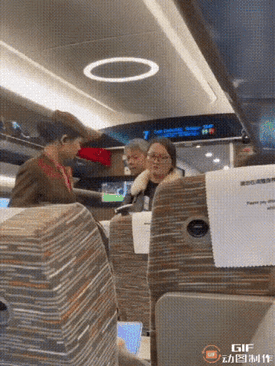 她转身的那一刻很酷，但是现在一定很后悔吧

你看看一车厢的人准备下车，你弄个婴儿