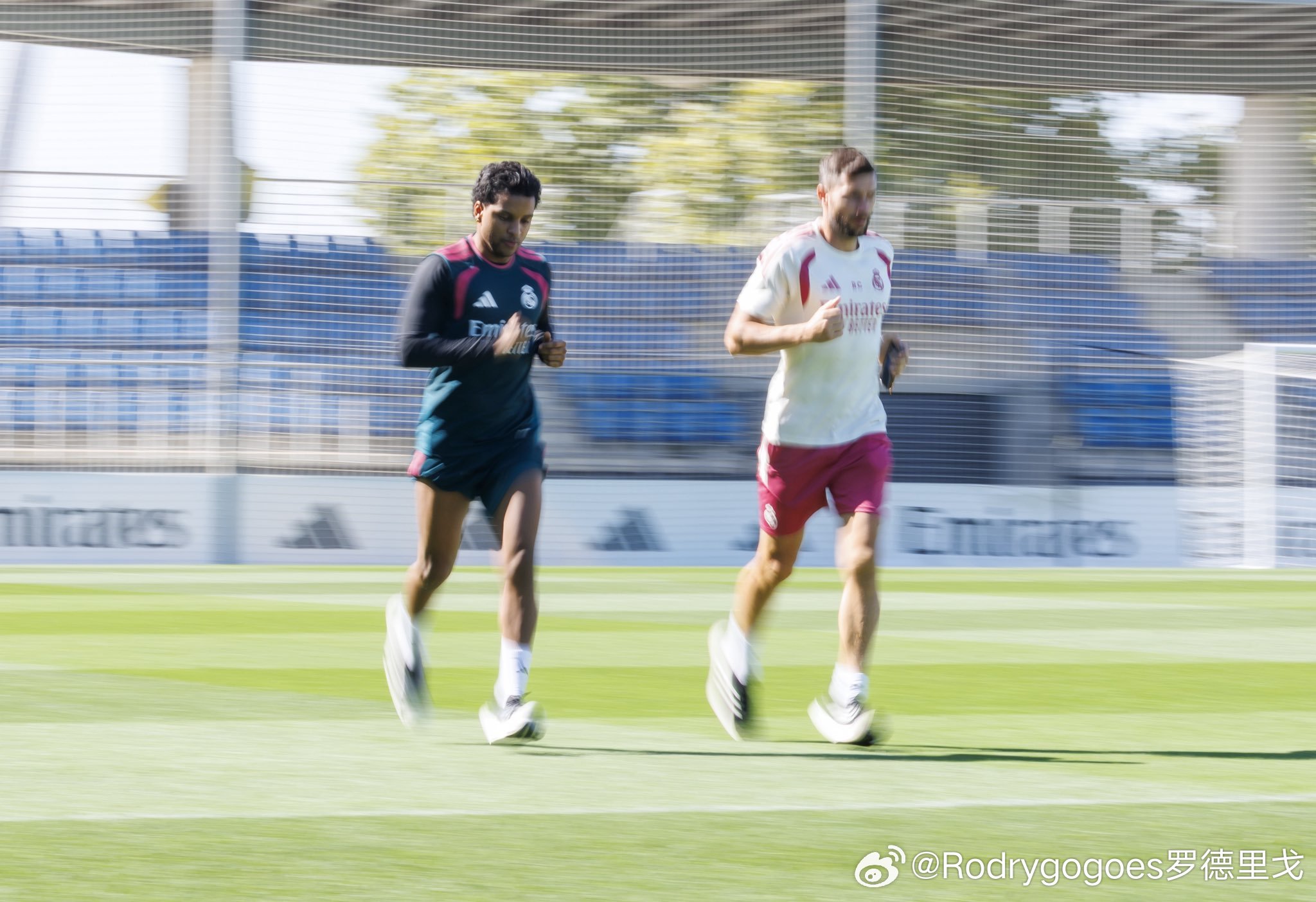 Mais um dia de treino com a visita espec