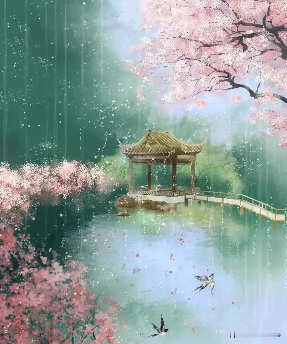 上联：桥下有水水追水，
下联：路边开花花笑花。
横批：风光无限[耶][给力]
