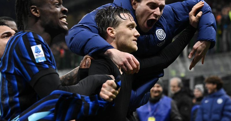 《晚邮报》：国米对阵尤文图斯，一场包含所有元素的精彩对决。直接交锋：蓝黑军团打破