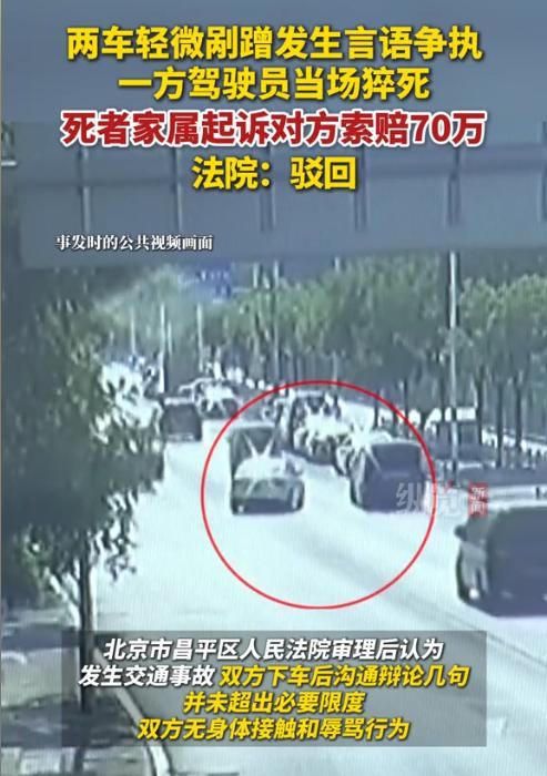 北京昌平，两辆小车发生了轻微剐蹭后，双方车主下车后就谁的责任发生了争执，谁知其中