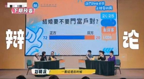 刘晓庆 结婚就是故事的结束 婚姻观的激烈碰撞！一句“结婚就是故事的结束”，当场迎