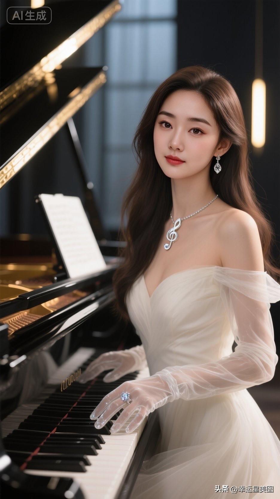 优雅钢琴家，黑白键上的动人旋律