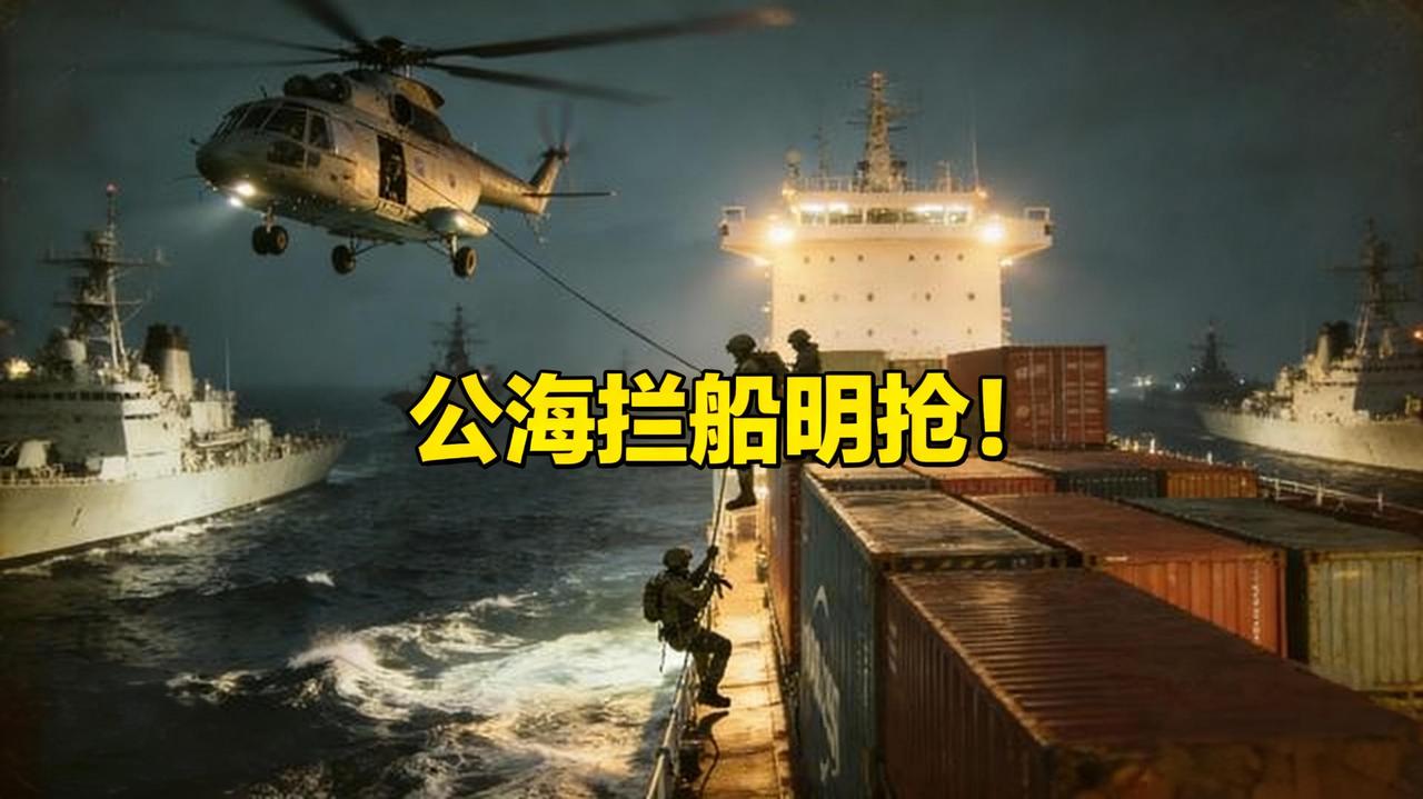 公海拦船明抢！
中国香港“世纪号”遭美军直升机强登，特朗普：船和油都归美国！
