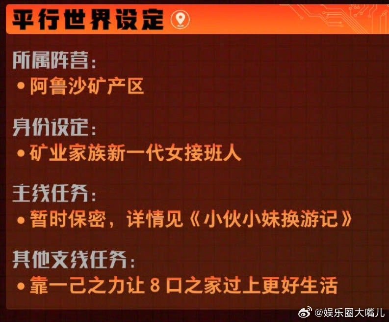 徐艺洋在综艺里接到了大女主剧本 救命！徐艺洋新综艺直接拿捏我！平行世界的矿业家族