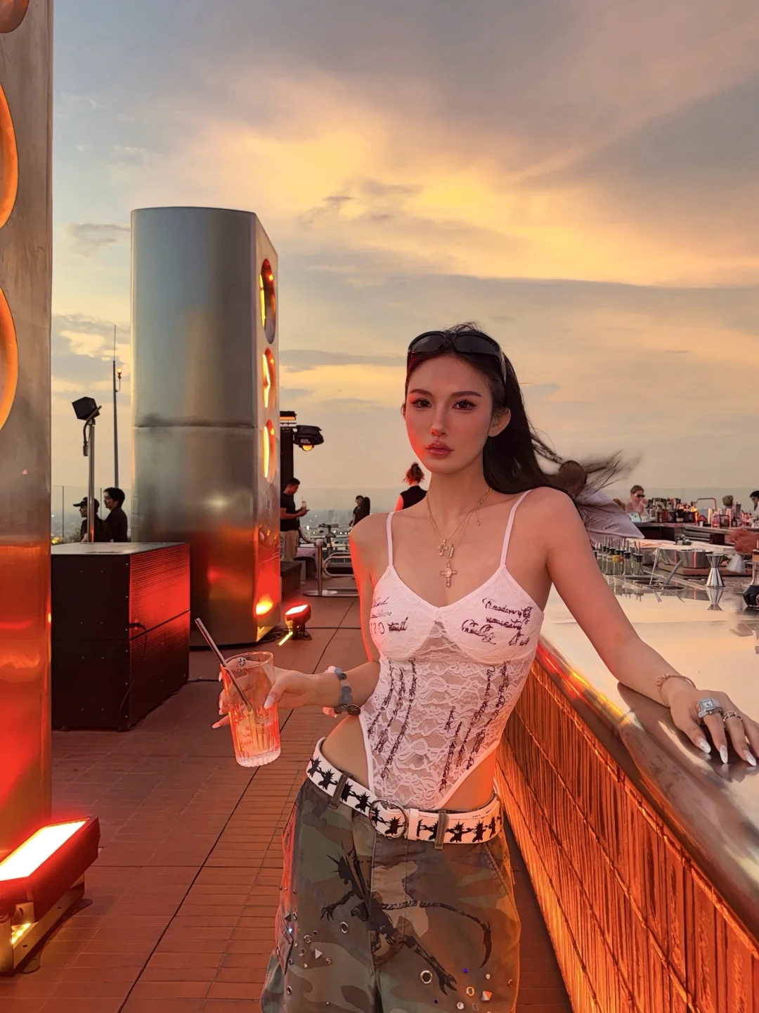 夯爆了❗️曼谷新晋封神skybar🥃AETHER美惨了